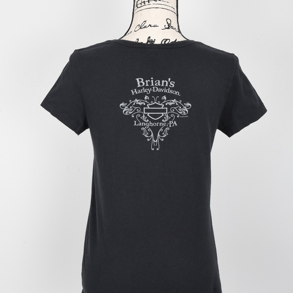 Women's Dealer Harley Davidson T-shirt- Brian's HD Small - Picture 5 of 5